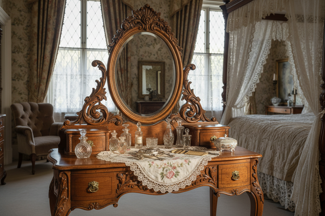 A Collector’s Guide to Antique Vanities and Their Timeless Charm
