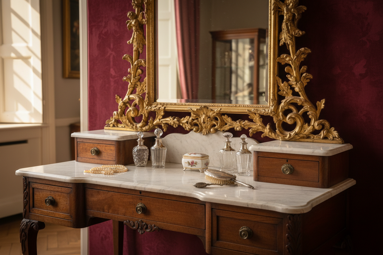 A Collector’s Guide to Antique Vanities with Mirrors