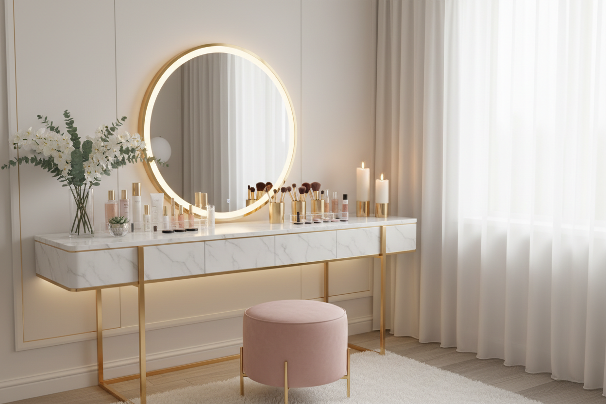 Beyond the Bathroom Mirror: Why a Modern Makeup Vanity is Your New Self-Care Sanctuary