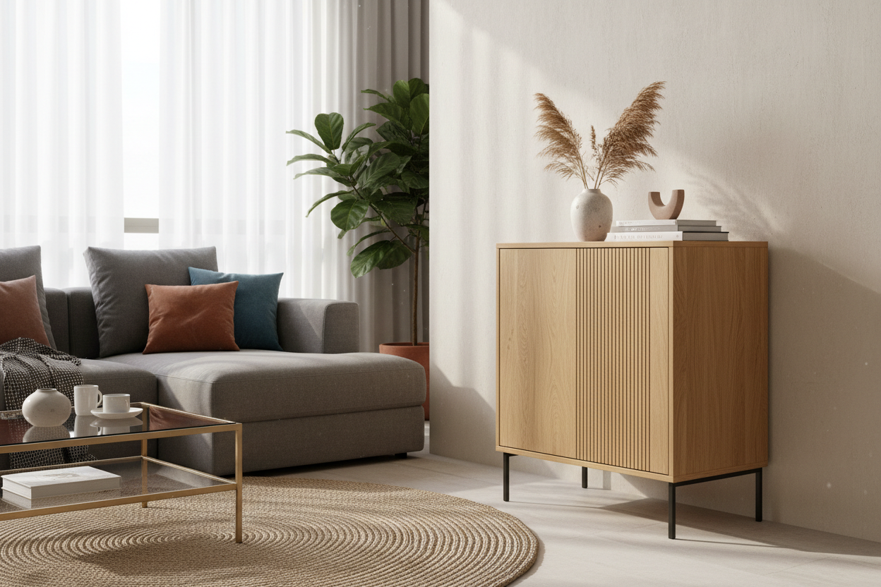 Big Style, Tiny Footprint: Choosing the Perfect Small Cabinet with Doors for Your Living Room
