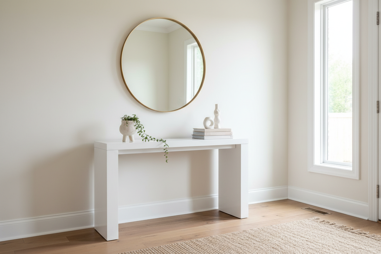 Brighten Your Welcome: Why a White Entry Table Is the Design Anchor You Need