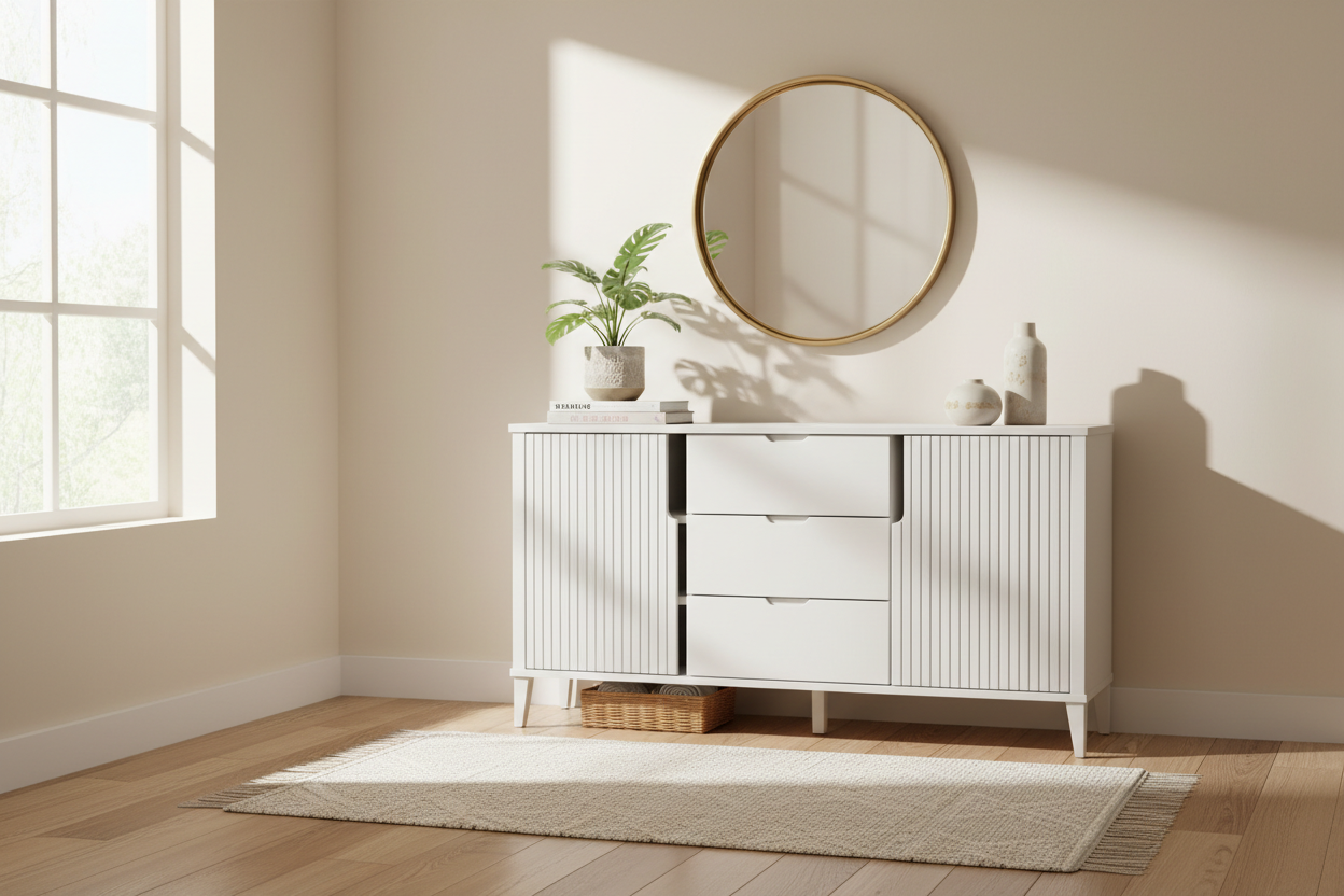 Brighten Your Welcome: Why a White Entryway Cabinet Transforms Your Home