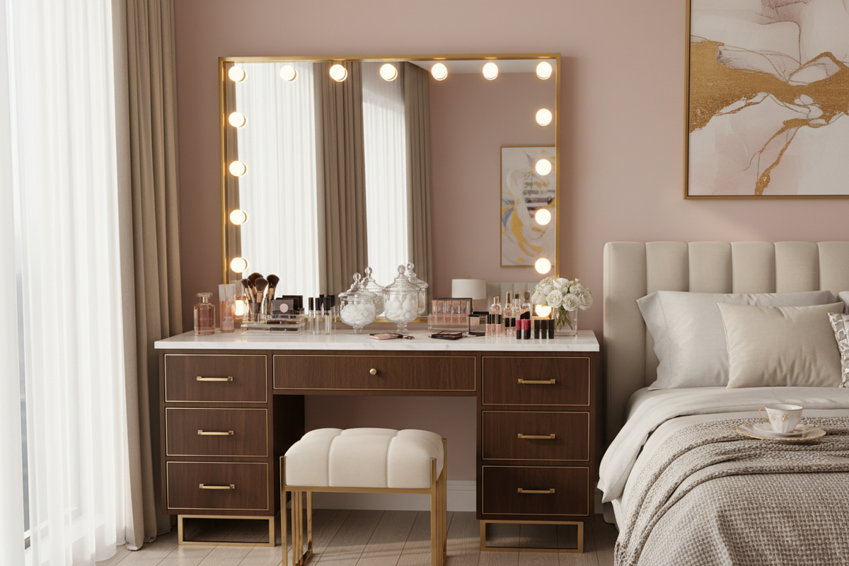 Choosing the Perfect Makeup Vanity from Value City Furniture