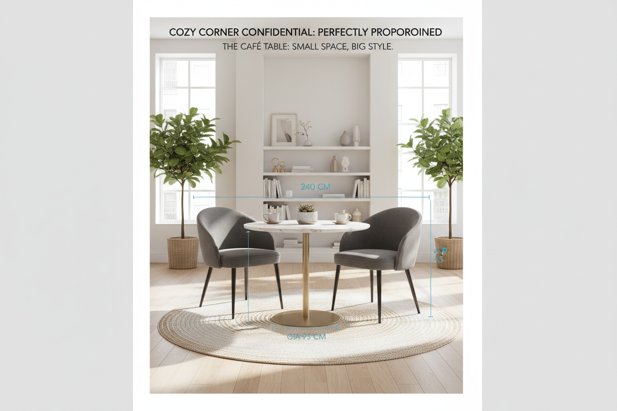 Choosing the Perfect Small Round Table: Dimensions That Fit Your Space and Style