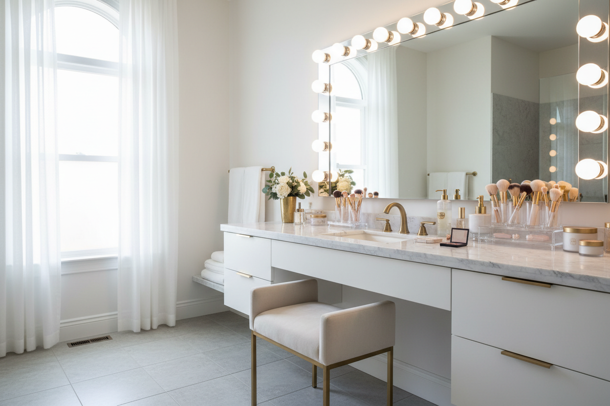 Creating Your Dream Beauty Nook: A Guide to Bathroom Makeup Vanities