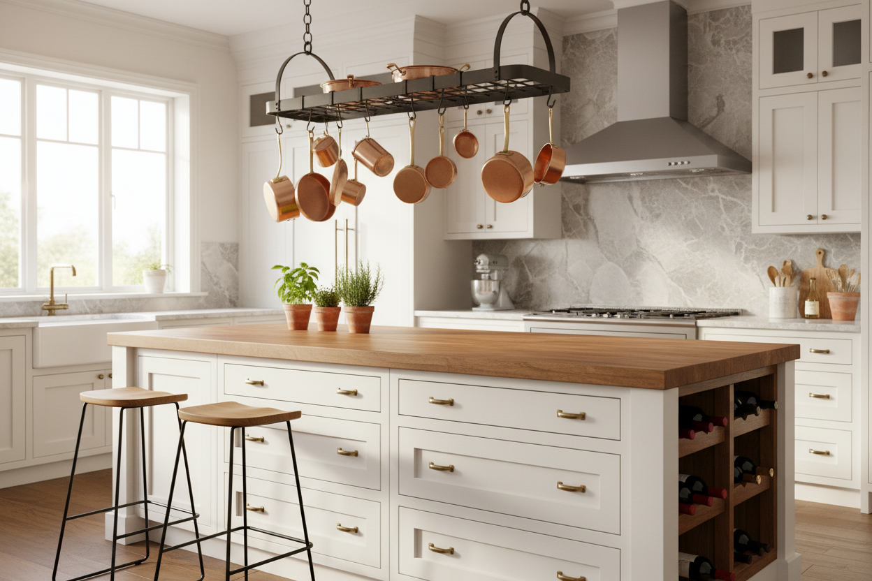 Creative Ideas for a Functional Kitchen Middle Table Design