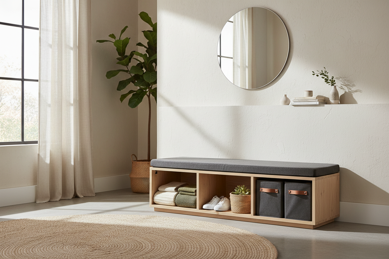 Declutter in Style: How to Choose the Perfect Indoor Storage Bench