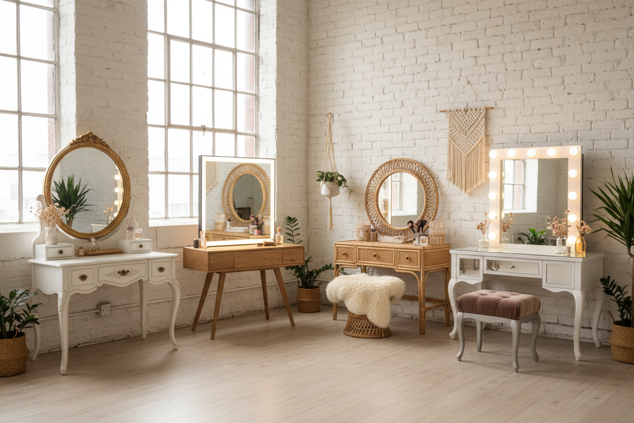 Discover Unique Makeup Vanities and Tables on Etsy