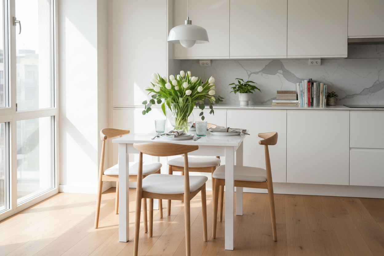Elegant Ideas for Choosing a Small White Square Kitchen Table
