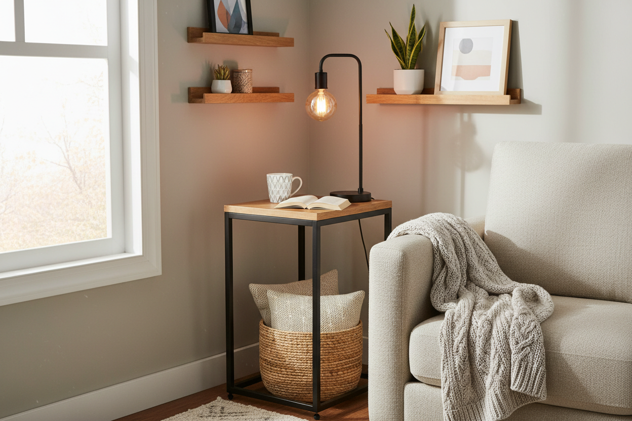 Finding the Perfect Narrow Side Table When Space is Tight (Without Breaking the Bank)