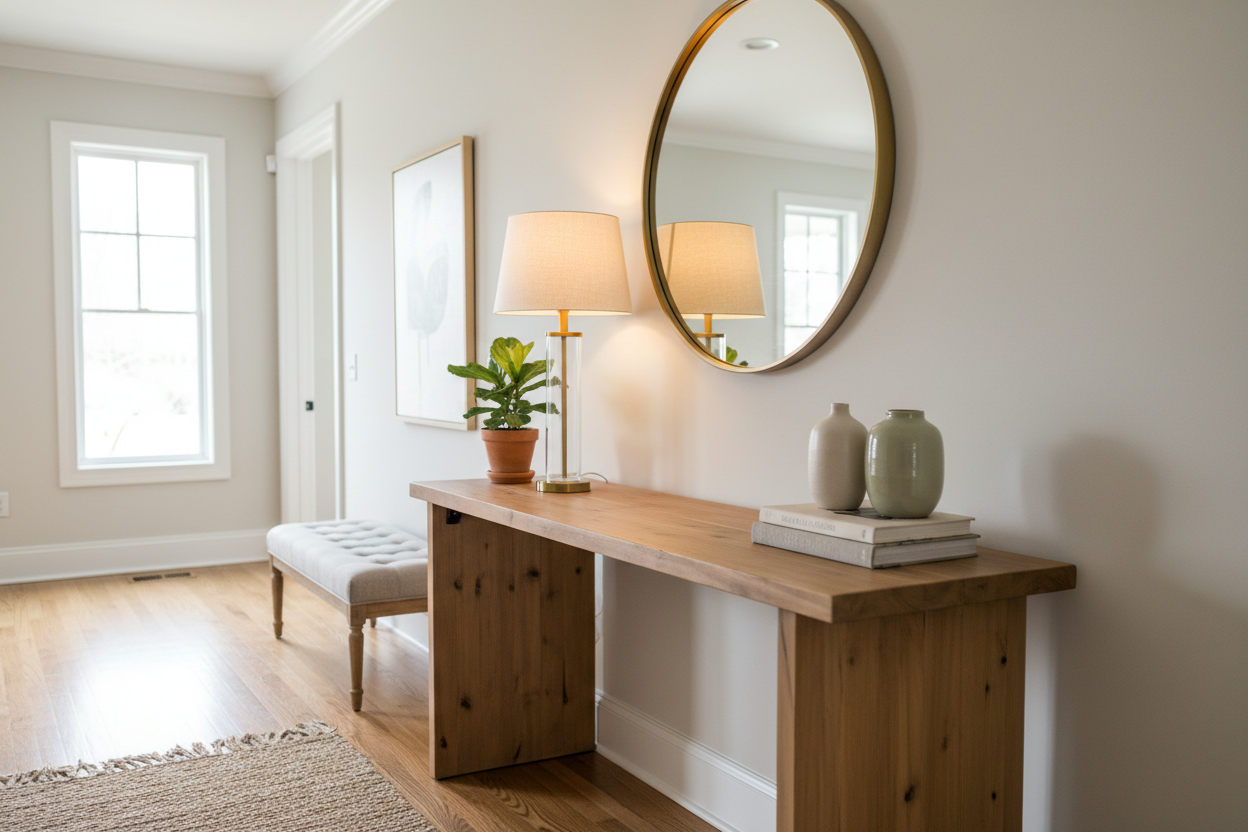 First Impressions Matter: Finding the Perfect Wood Console for Your Hallway