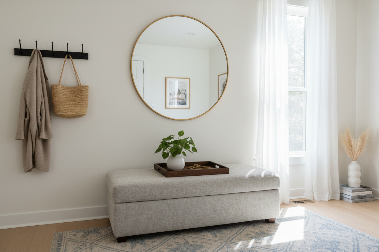 First Impressions Matter: Styling the Perfect Entryway Ottoman for Your Home