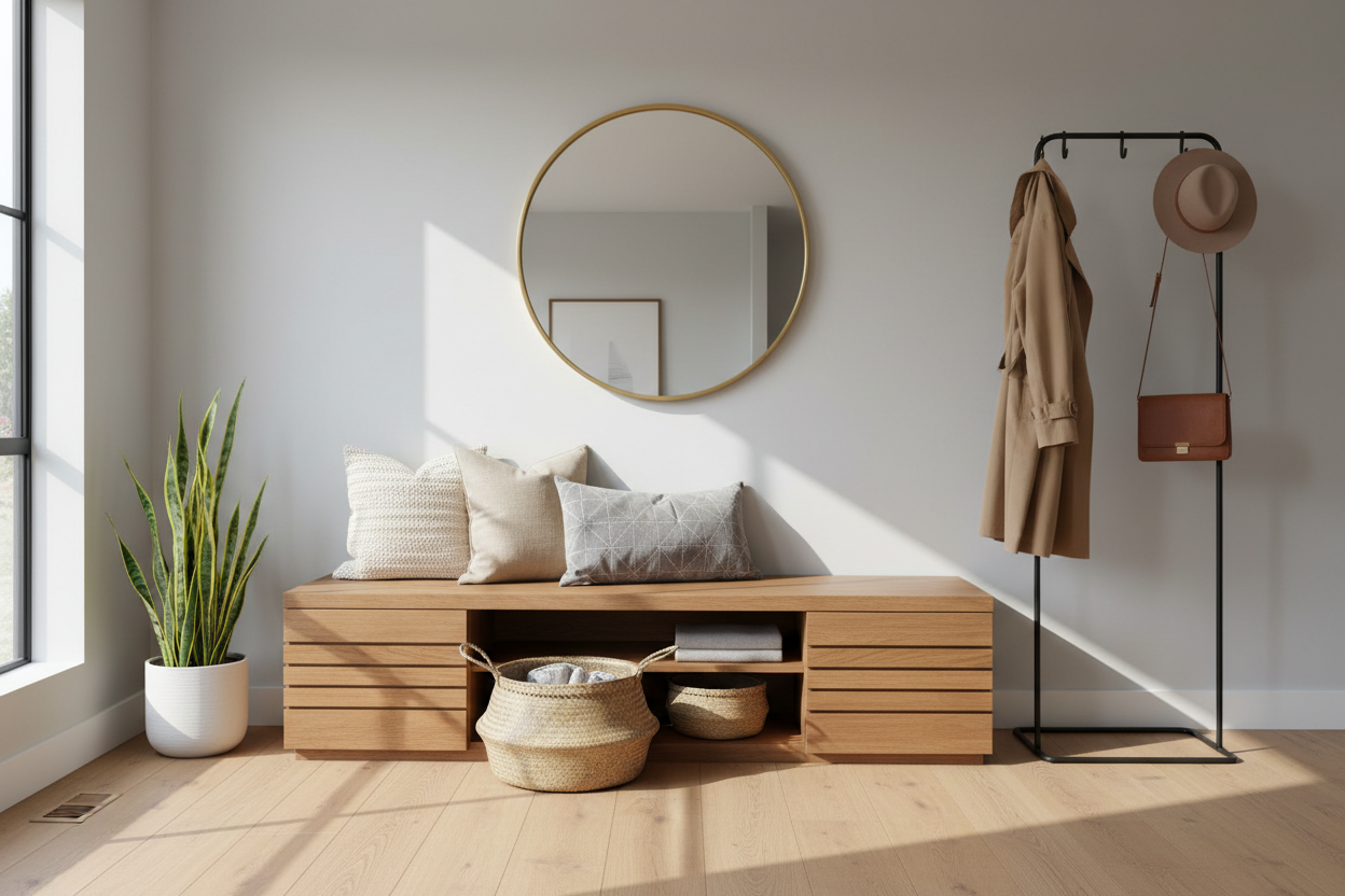 From Cluttered to Curated: Visual Inspiration for the Perfect Entryway Bench