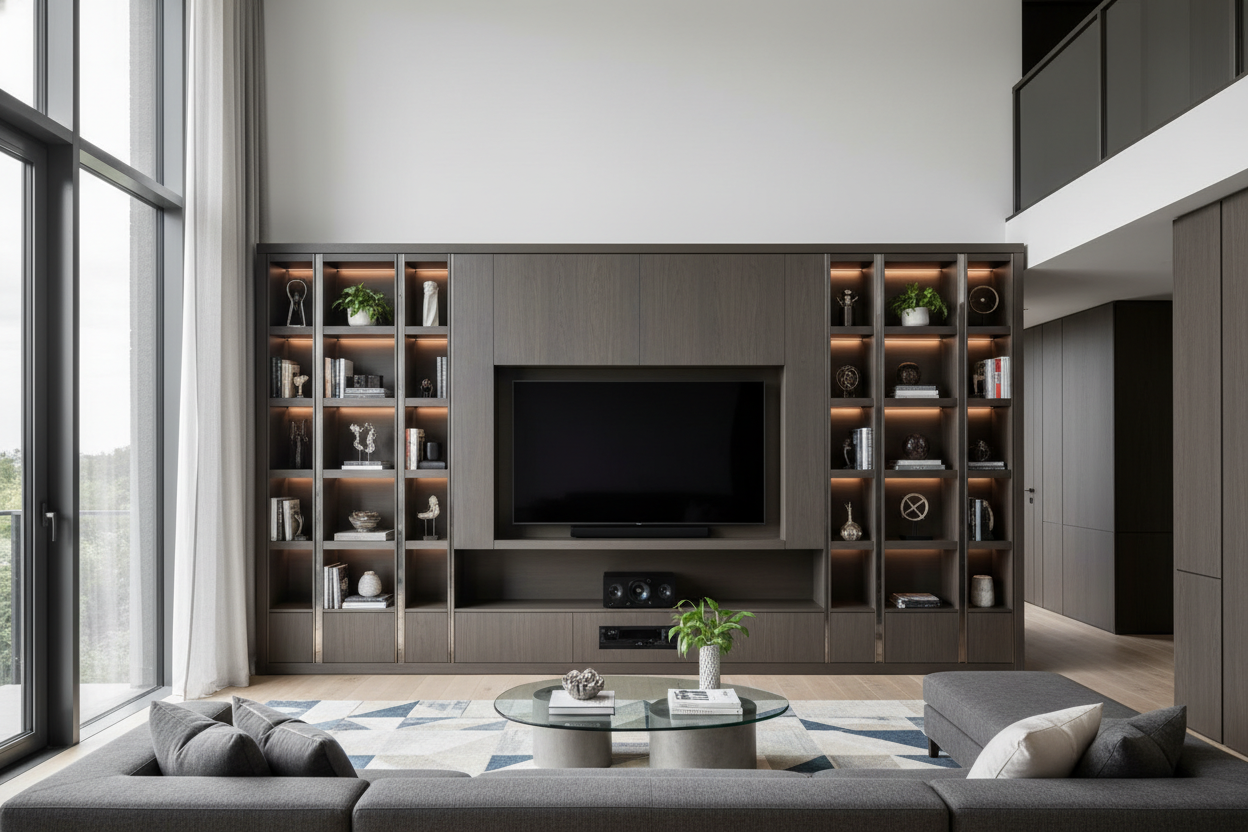 Large Entertainment Units: The Designer's Guide to Big Screen Living