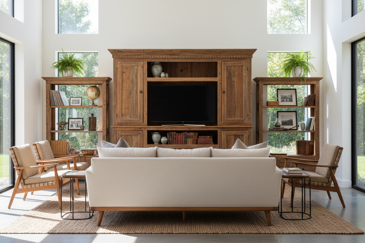 Old Wood Entertainment Center: Why Vintage Charm Beats Modern Sterility