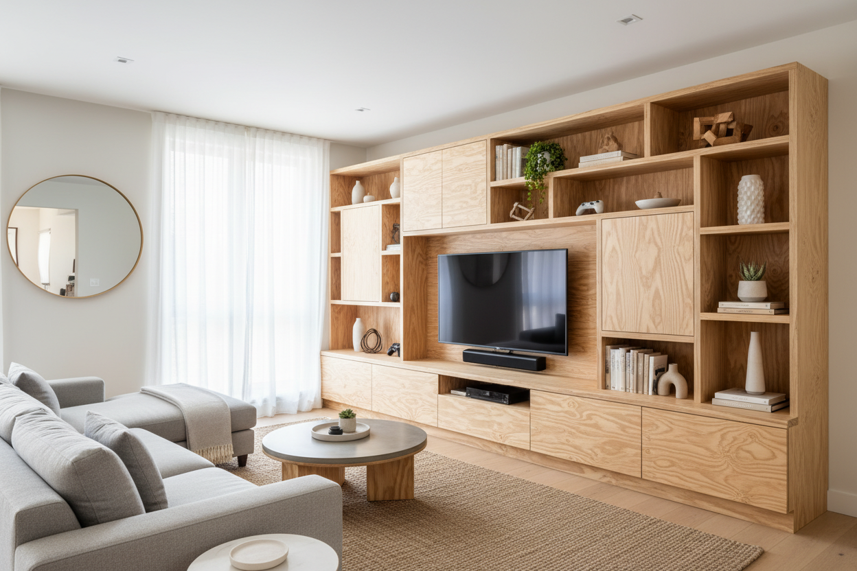 Plywood for Entertainment Center — Why Designers Are Choosing It Over Solid Wood