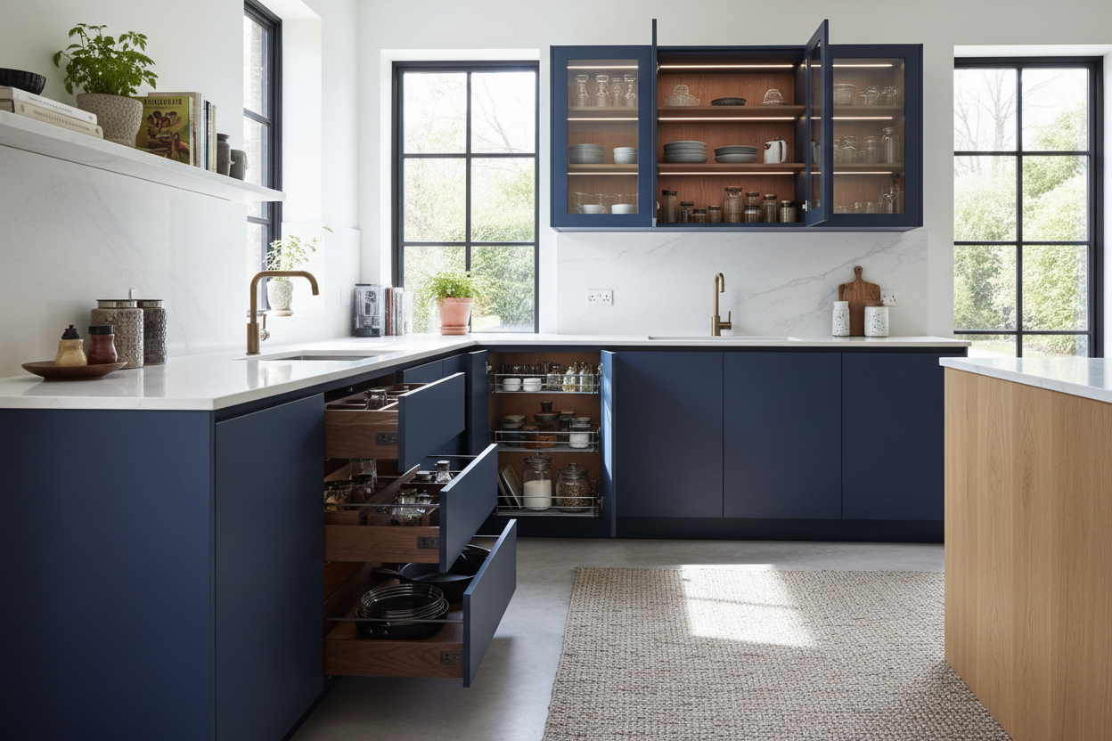 Kitchen Cabinet Features — What Actually Makes Them Work Beyond Storage