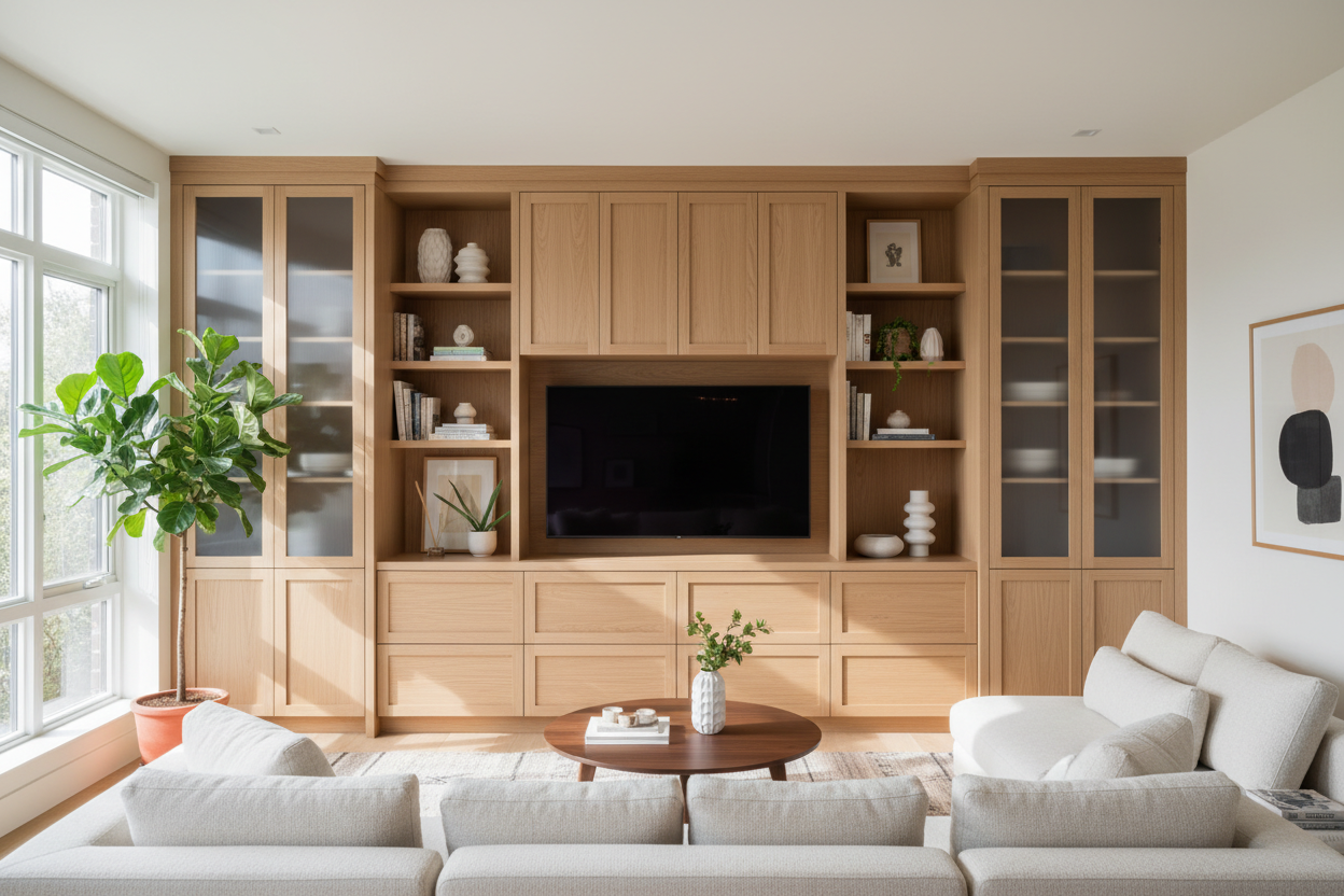 I Gave Up on Finding Furniture and Got a Custom Built-In