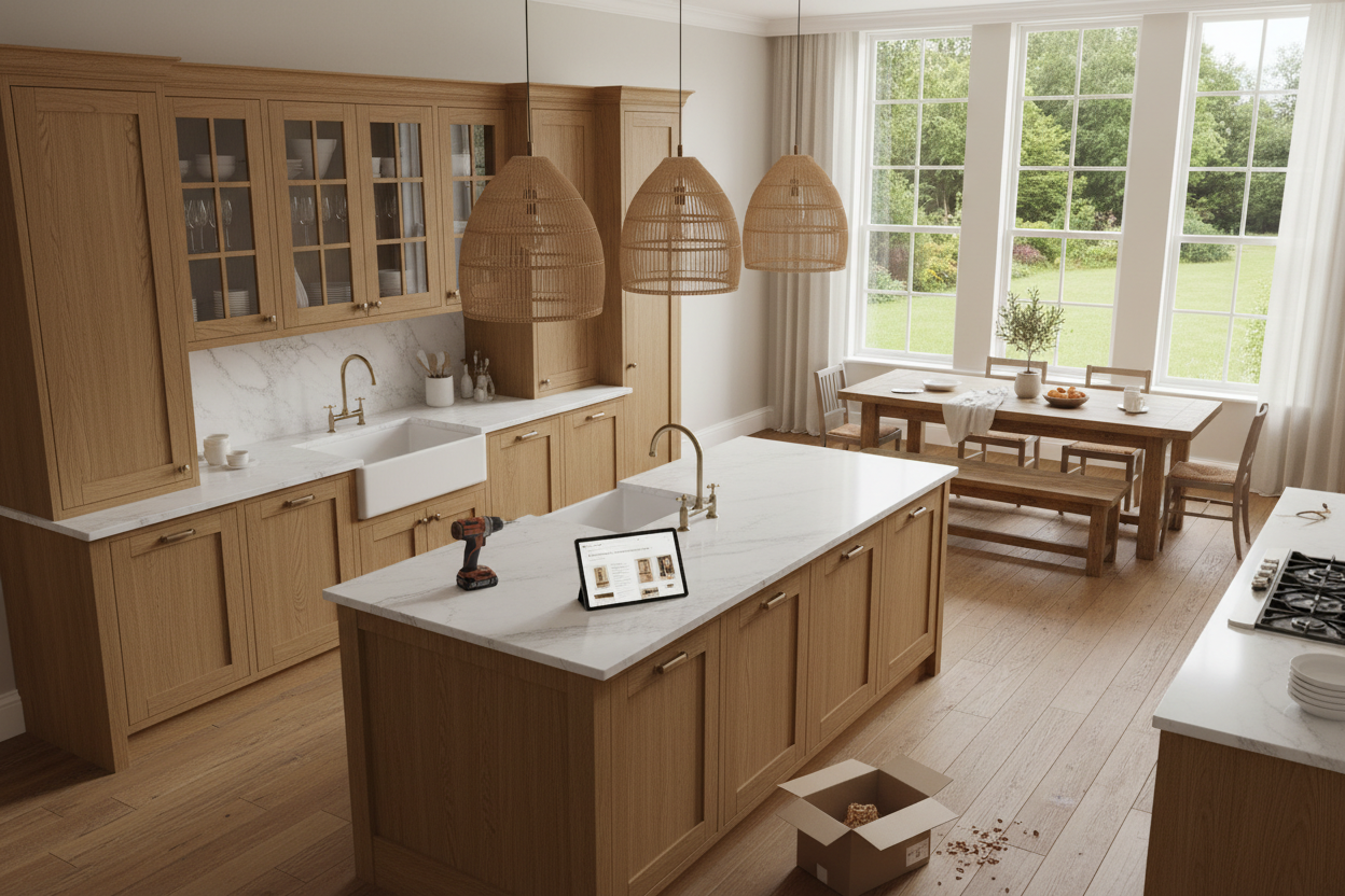 I Bought All Wood Kitchen Cabinets Online (And Survived)