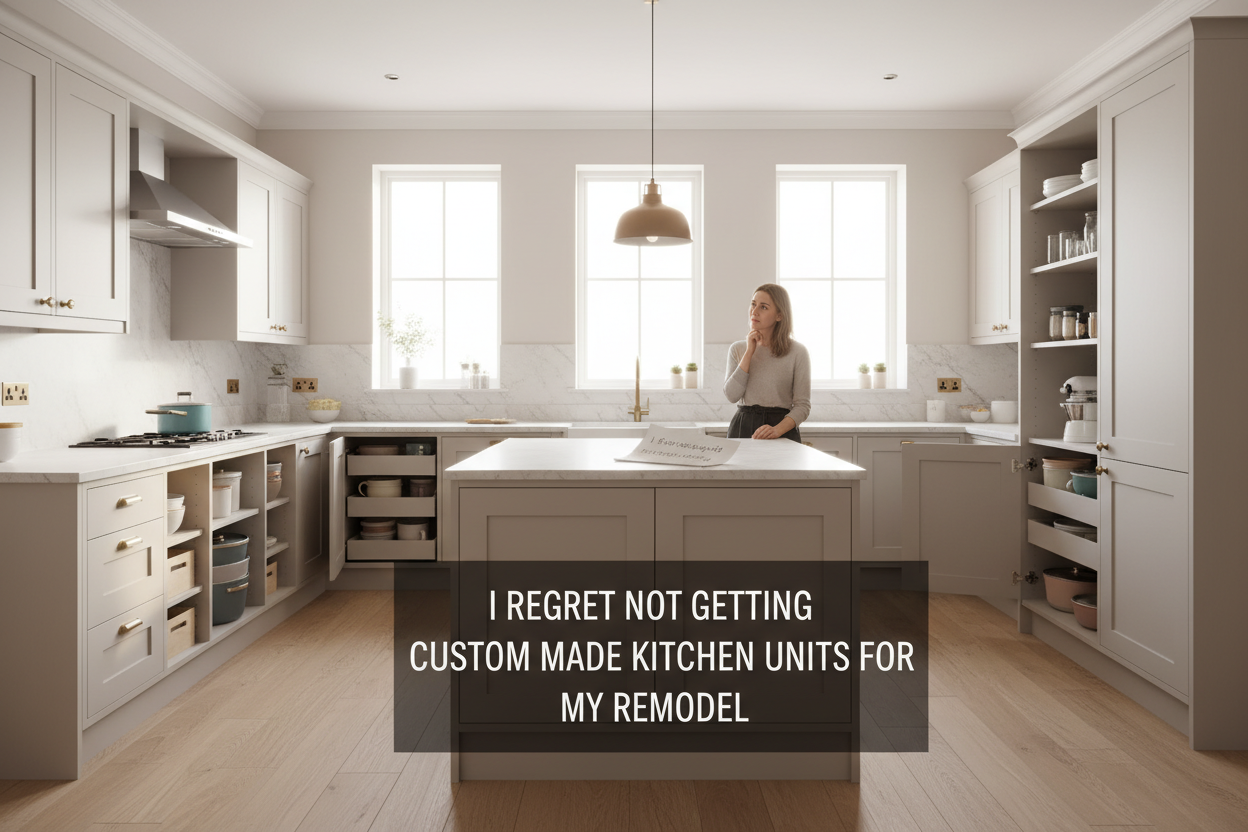 I Regret Not Getting Custom Made Kitchen Units for My Remodel