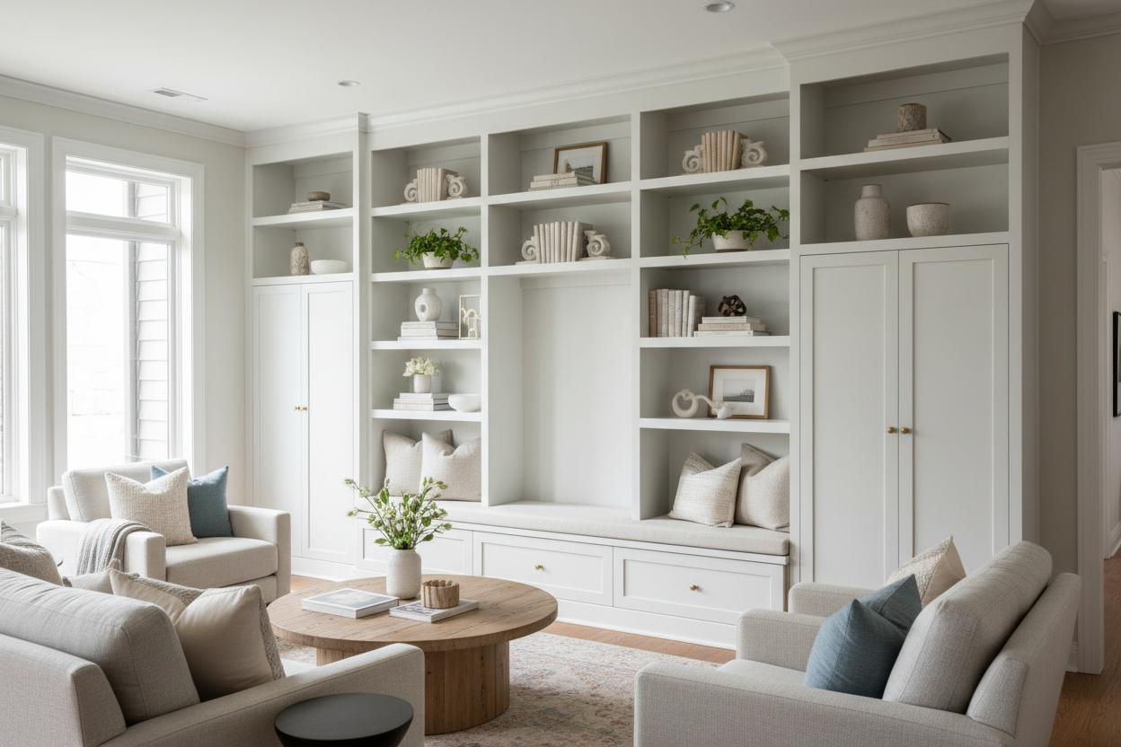 I Saved $10k Faking Custom Millwork With Modular Built-In Cabinets
