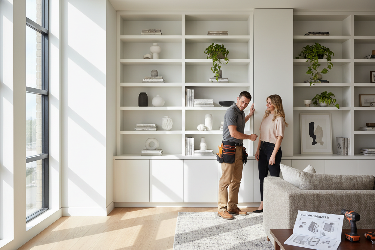 Can Built In Cabinet Kits Actually Fool a Real Carpenter?