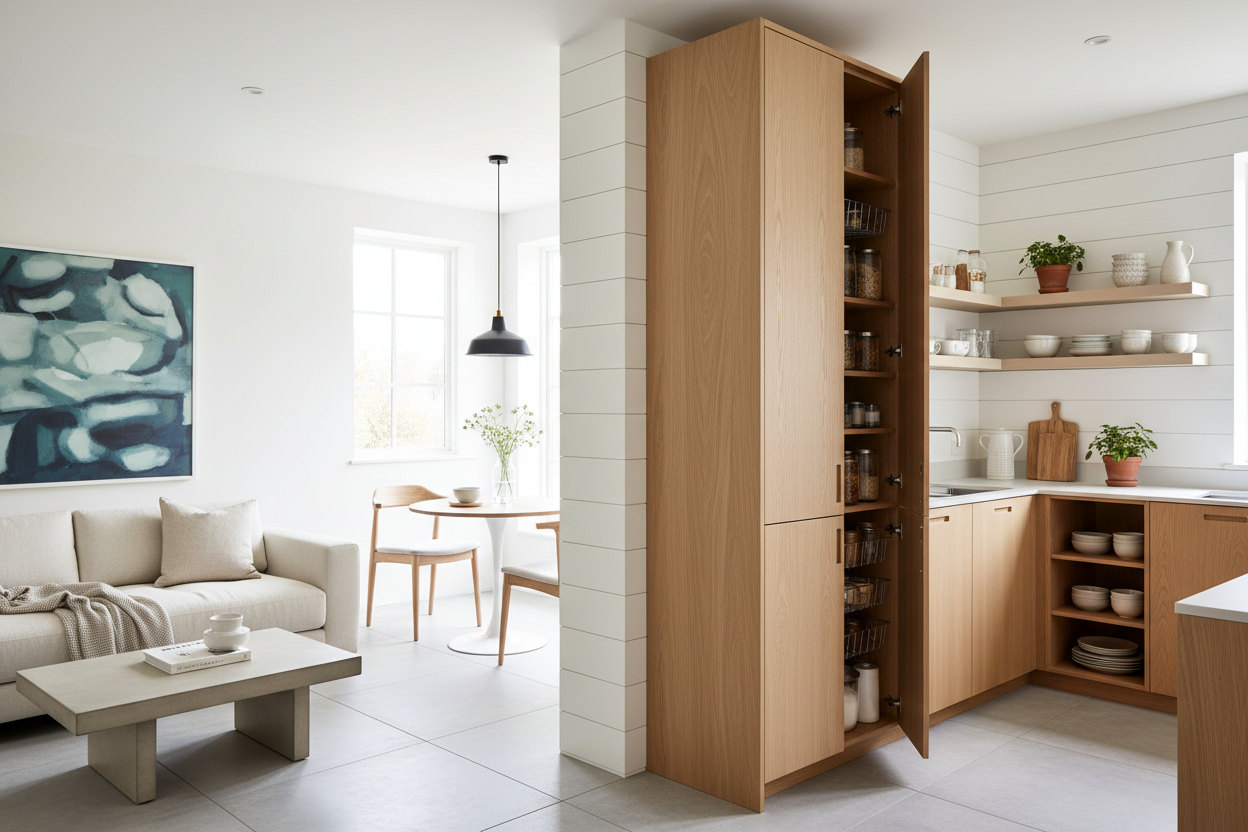 I'm Convinced a Freestanding Cabinets Pantry Beats a Walk-In Closet