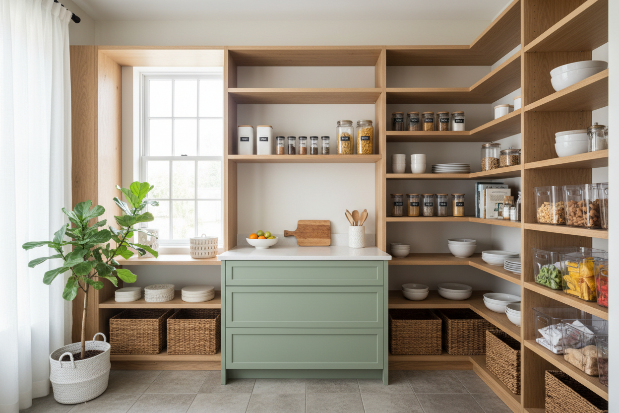 Why I Put a Base Cabinet in Pantry Spaces (And You Should Too)