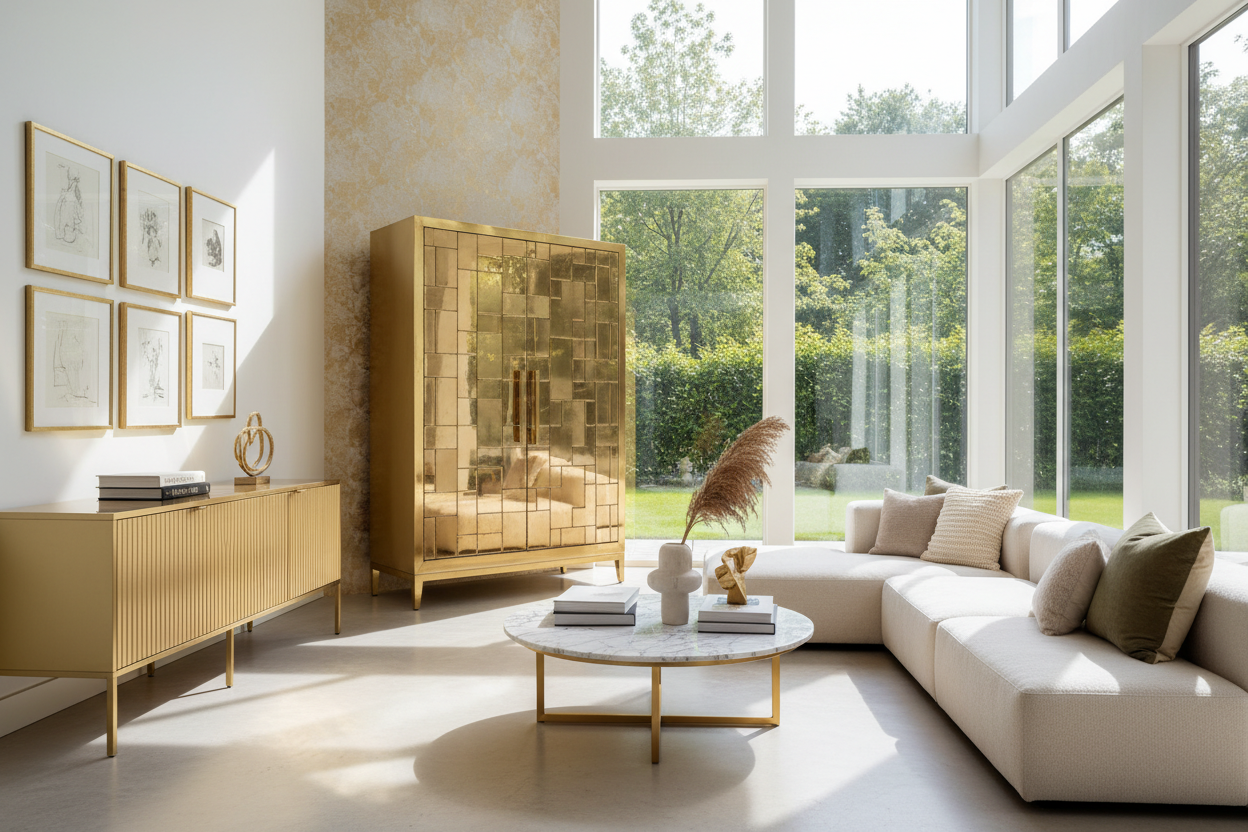 Stop Playing It Safe and Just Buy the Gold Cabinet