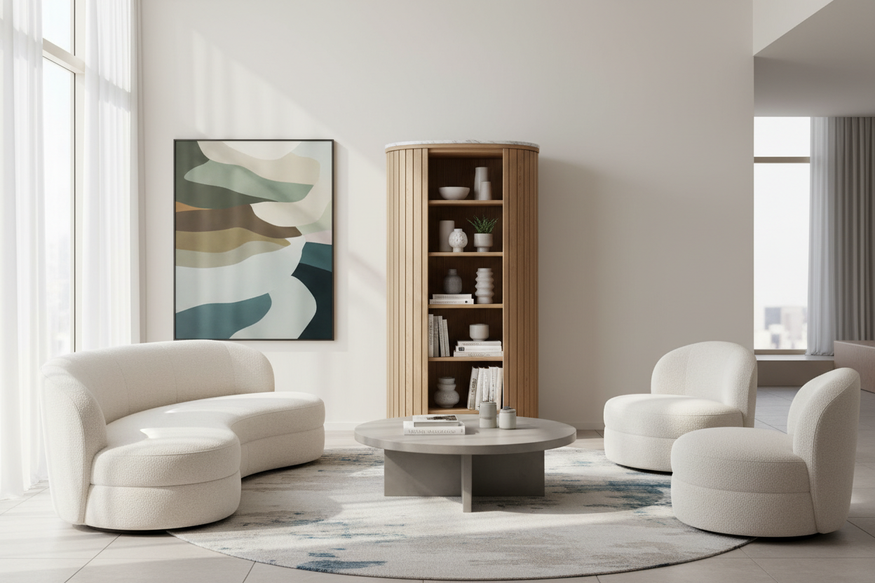 Your Room Looks Like a Box. A Round Storage Cabinet Is the Fix.