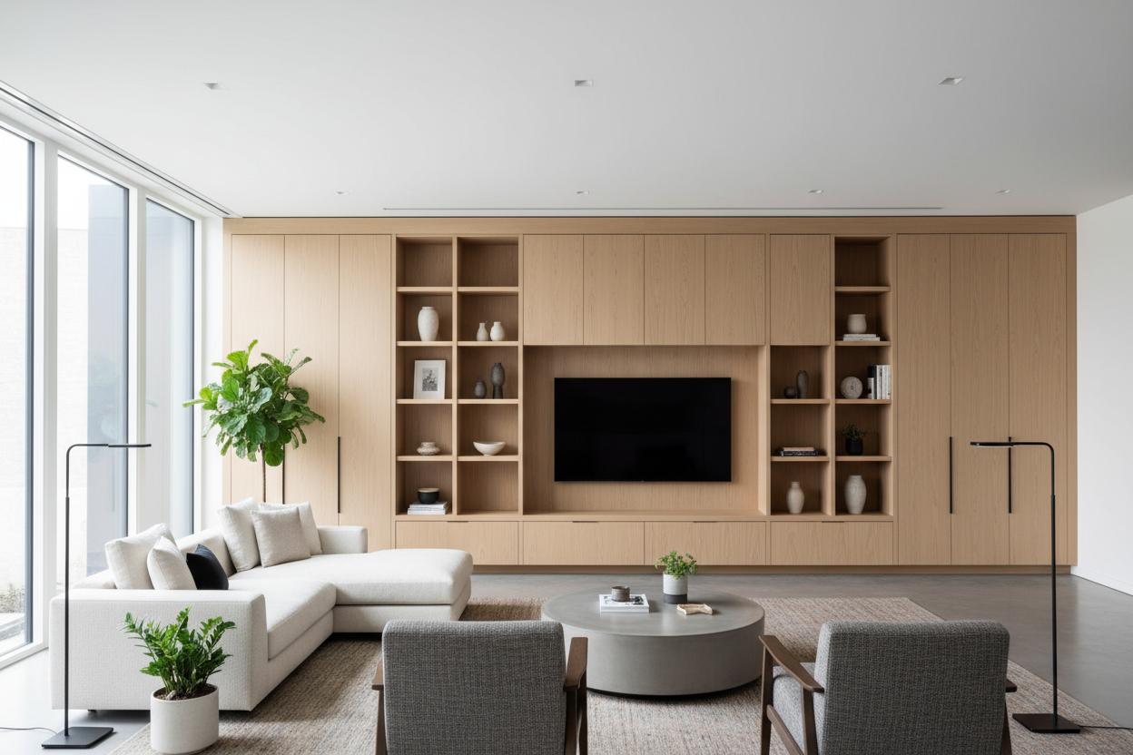 The Case for Cabinets Long Enough to Span Your Entire Wall