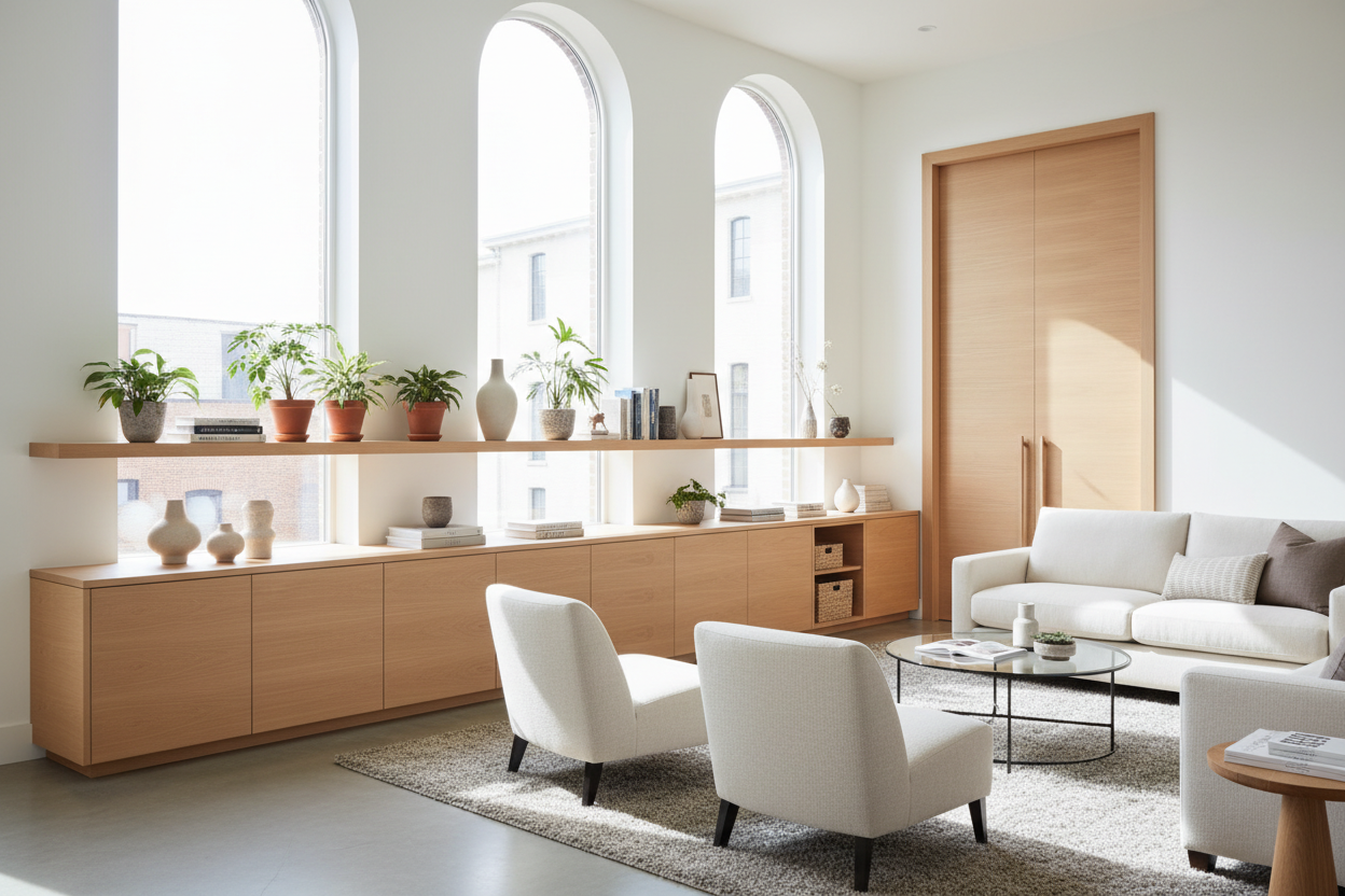 I'm Begging You to Put a Long Storage Cabinet Under Your Window