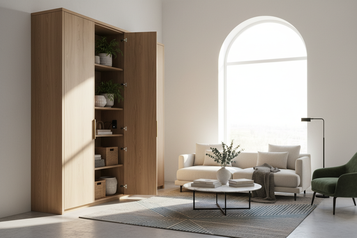 Why I Finally Put a Tall Utility Cabinet Inside the House