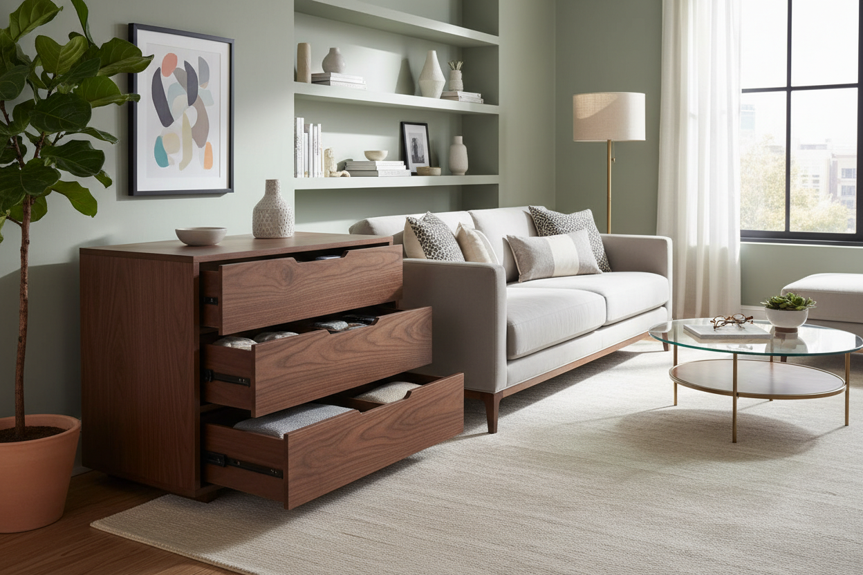 I Regret Buying End Tables Instead of a Side Cabinet With Drawers