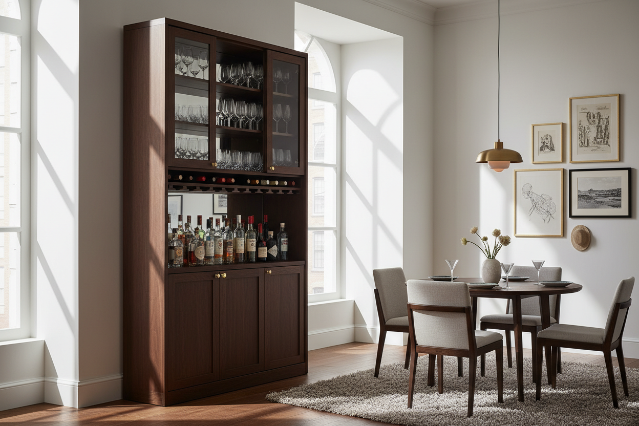 How a Tall Bar Cabinet Finally Made Me Look Like a Real Adult