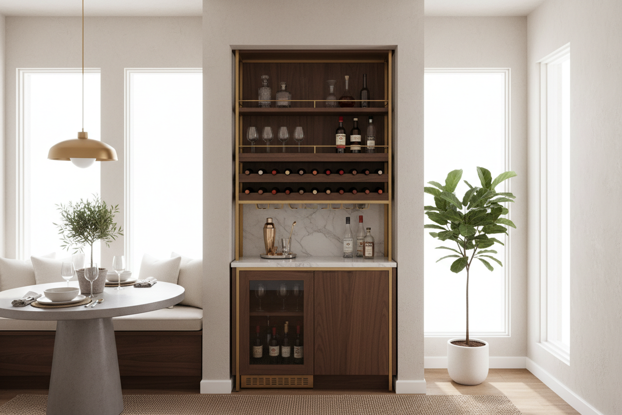 Stop Buying Separate Pieces: Get a Wine Rack and Drinks Cabinet