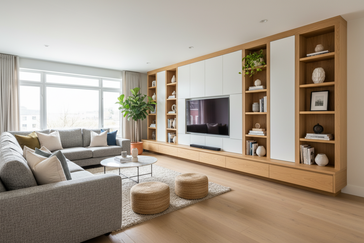 How Wall TV Cabinets Finally Fixed My Giant, Blank Living Room