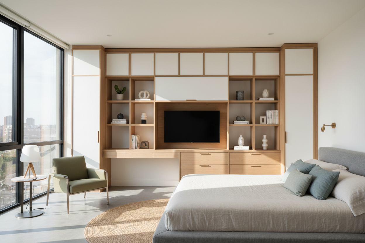 Your Dresser Is Wasting Space: Try a Wall Unit for Bedroom Storage