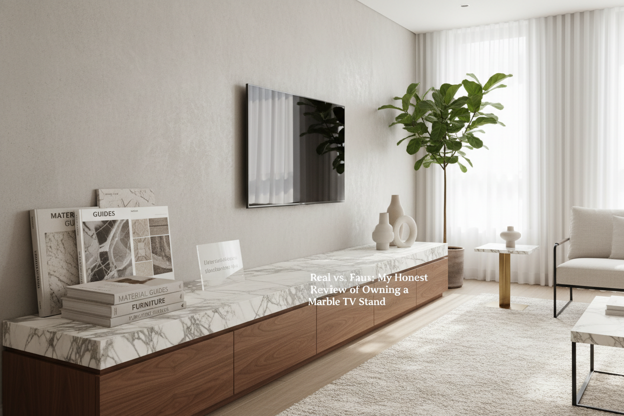 Real vs. Faux: My Honest Review of Owning a Marble TV Stand