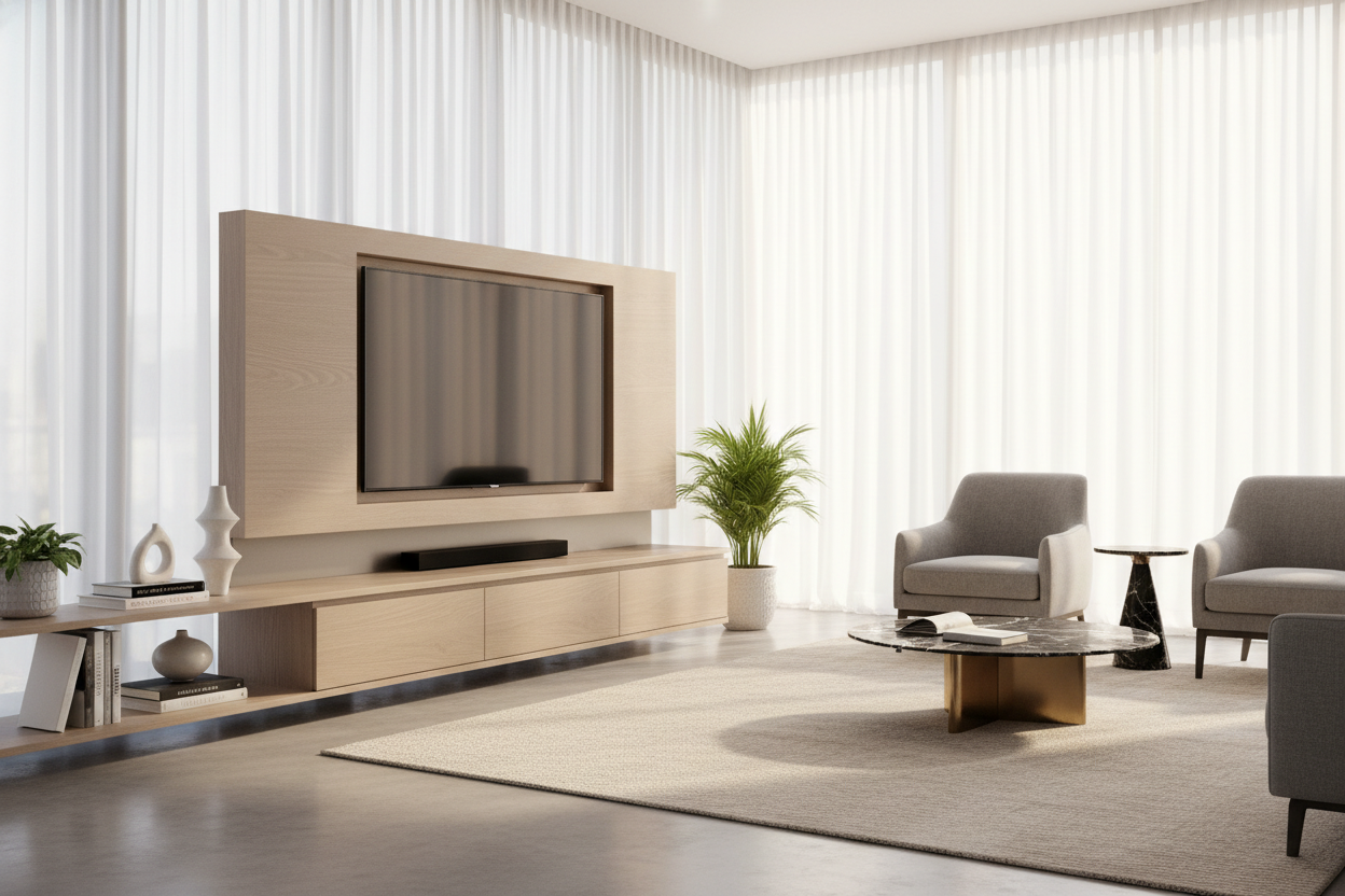 Stop Resting Your TV on TV Stand Surfaces: Try a Built-In Mount