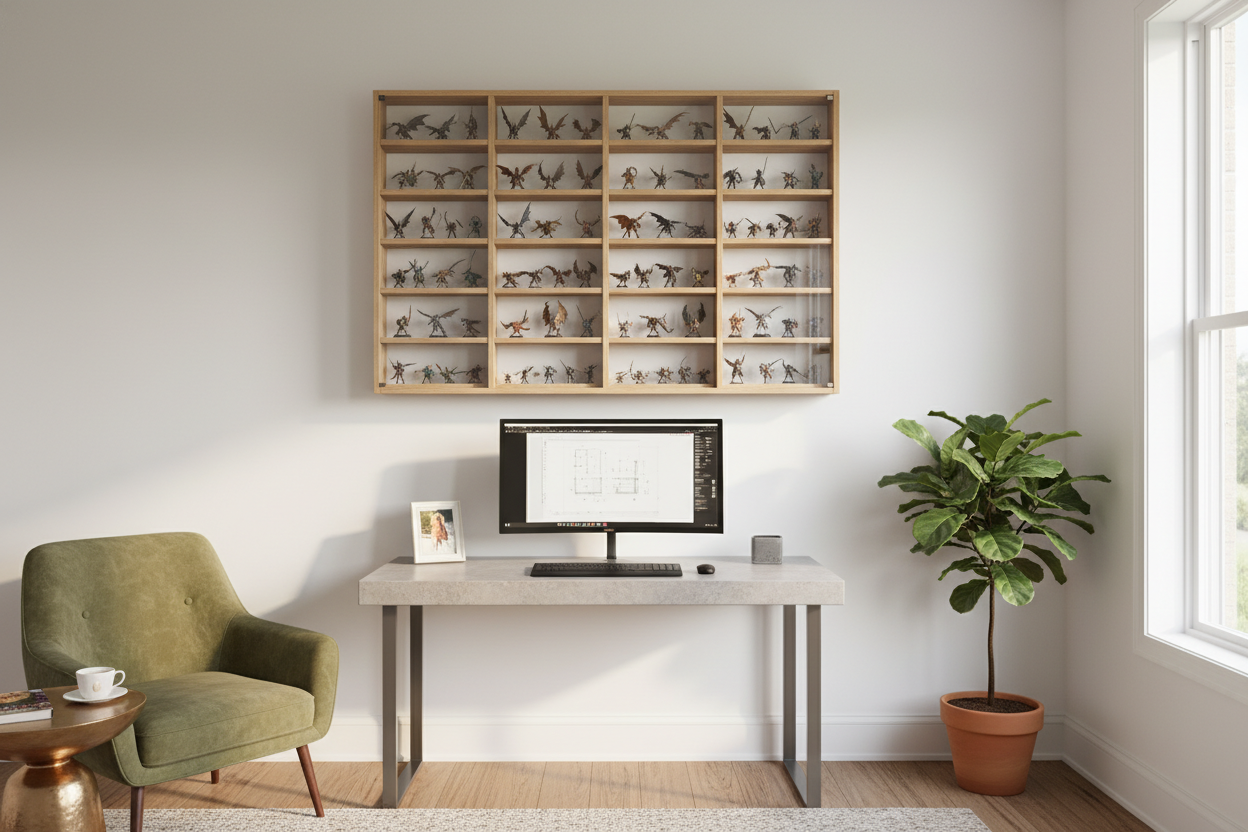 Stop Knocking Over Your Miniatures: Get a Figurine Wall Display Case