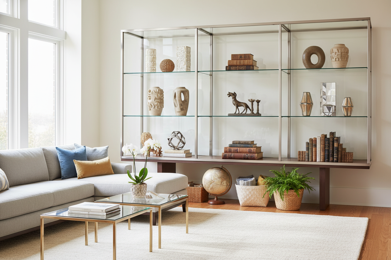 My Bulky Decor Looked Awkward Until I Got a Large Glass Display Box
