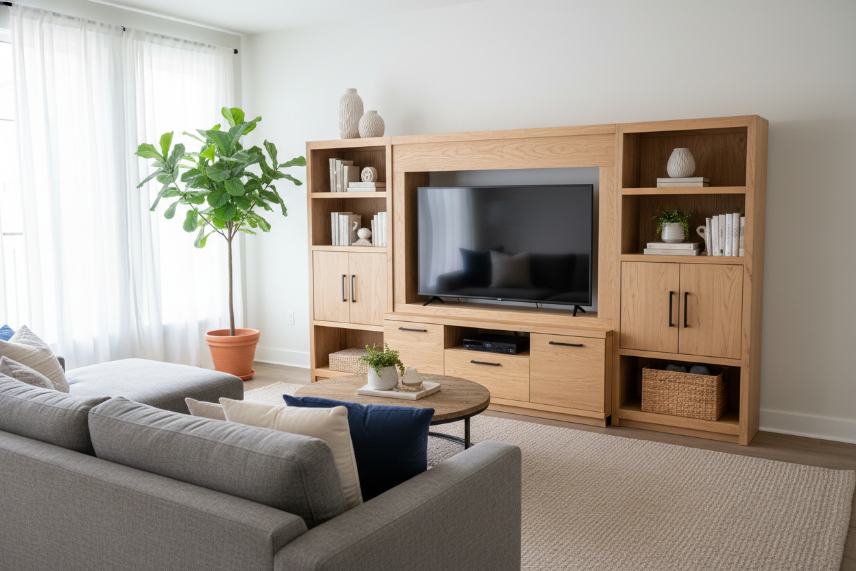 Stop Drilling Your Walls: Why I Chose a Cupboard TV Design