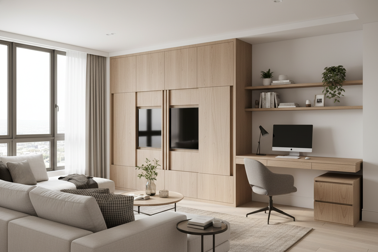 The WFH Case for Flat Screen TV Wall Mount Cabinets With Doors