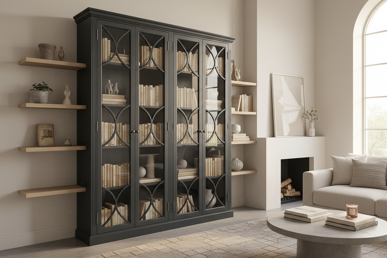 Why My 'Aesthetic' Open Shelves Lost to a Book Cabinet With Glass Door