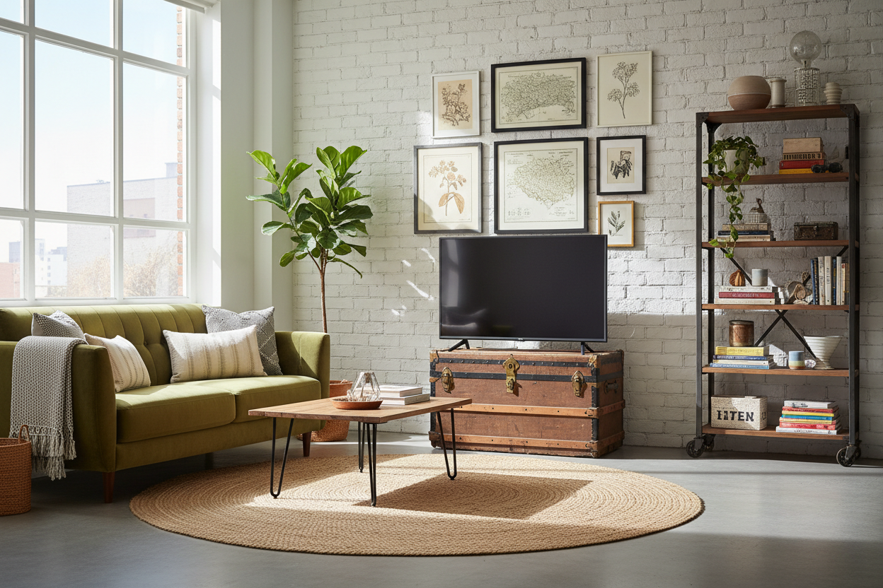 I Put My TV on a Trunk (And Other Weird Ideas for a TV Stand)