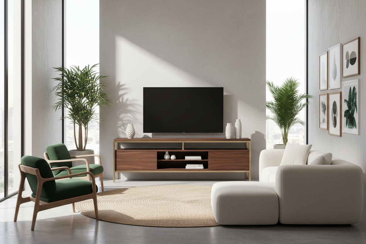 I Love Metal and Wood TV Stands (But Hate the Industrial Vibe)
