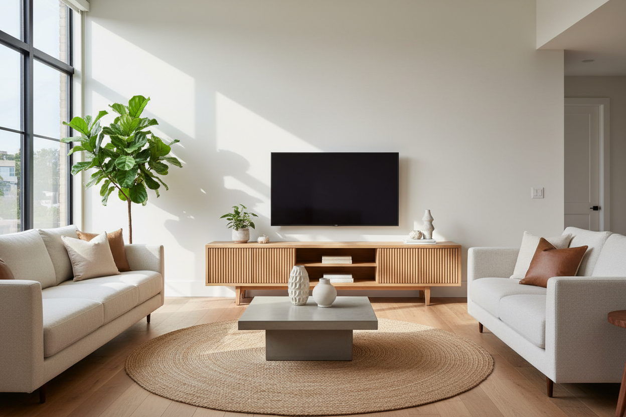 I Tested a Budget Amazon TV Stand Wood Console (Here's the Truth)