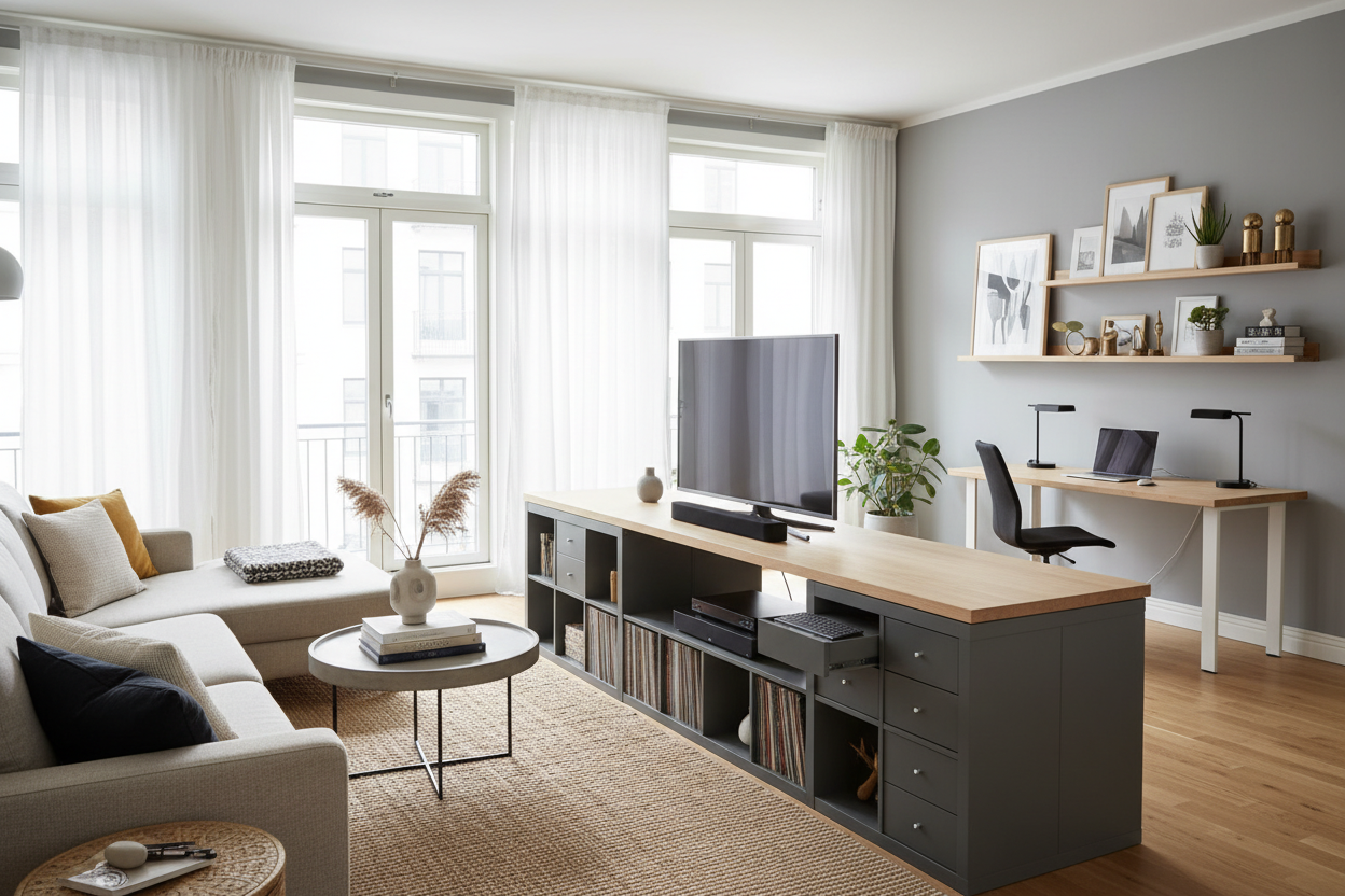 Why the Best Entertainment Center IKEA Sells Is Actually a Desk