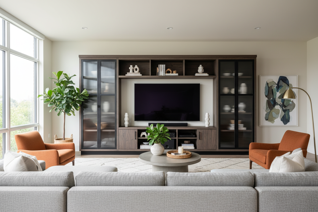 Are Entertainment Centers Large Enough for 85" Screens Finally Cool?